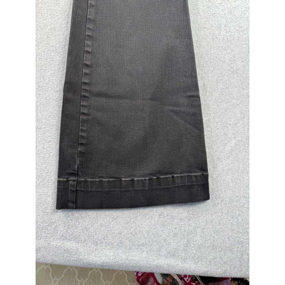 Judy Blue Washed Black Flare Jeans Pull On Patch Pocket High Rise 16W JB88651 - Picture 8 of 13